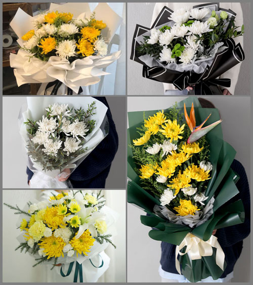 广东江门市恩平市那吉镇那西村白事花束代送